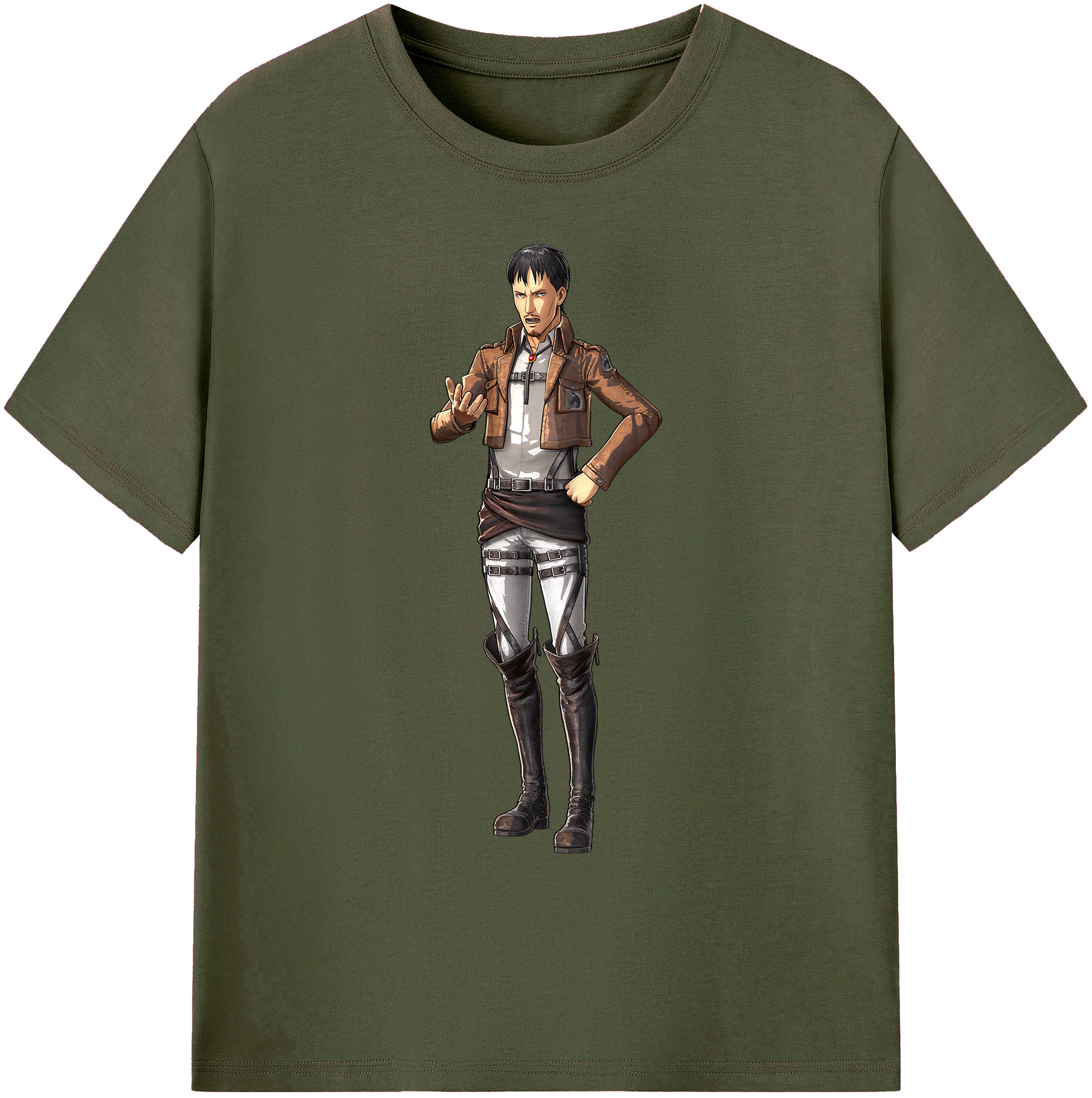（画像用） 進撃の巨人 Attack on Titan 綿100％ メンズ半袖Tシャツ｜肌触りやわらか＆通気性